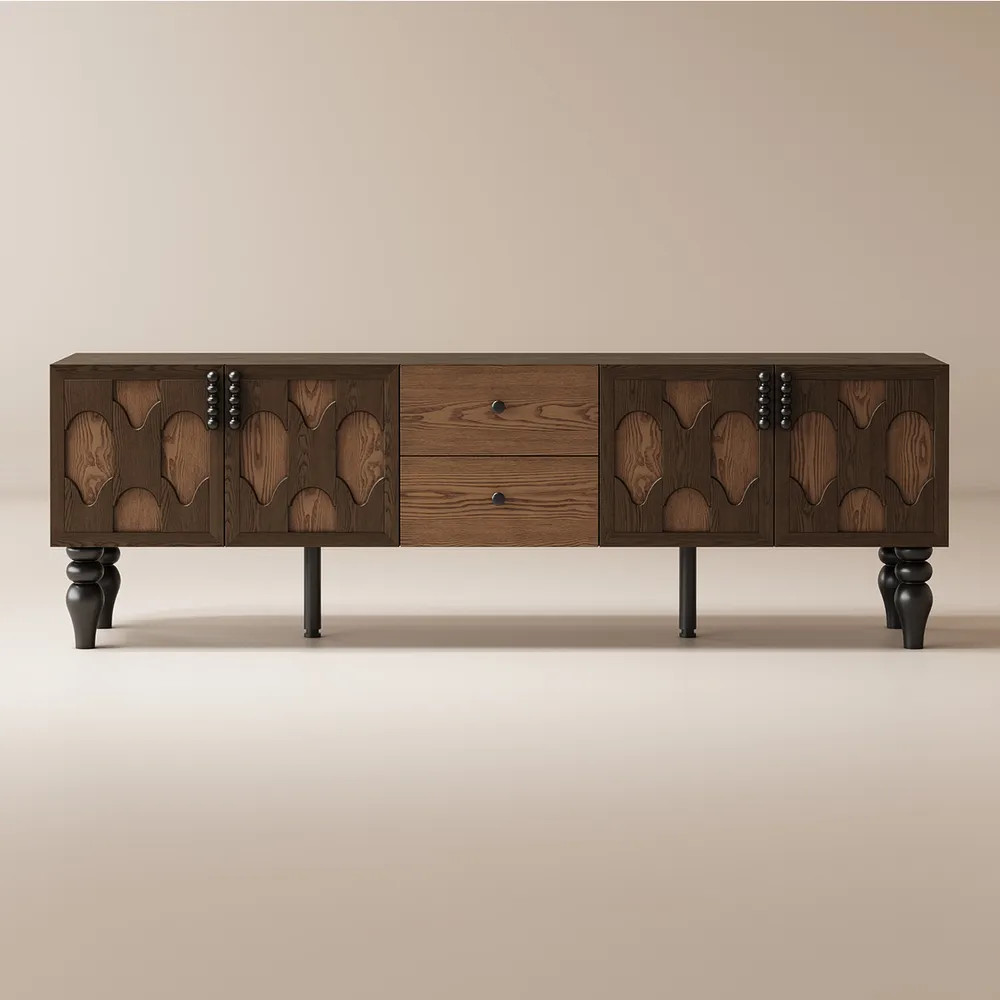 Bjorn Wood TV Stand, 70" | Hernest