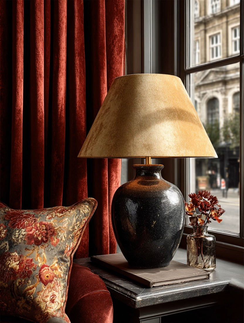 Oversized lamps are making a major comeback—and for good reason.

For years, lighting was treated as something purely functional. A small lamp tucked into a corner. An afterthought.

Today, designers are using lamps as statement pieces.


This timeless combination of a black ceramic base and an ivory shade brings the perfect balance of contrast, warmth, and elegance. During the day, it adds sculptural beauty. In the evening, it creates the soft layered lighting that instantly makes a room feel more luxurious.

And then there are the curtains.

If you're looking for the easiest way to introduce rich color into a home, start with velvet curtains. Think of them as an entire accent wall that can open and close whenever you want. They add depth, softness, texture, and that designer look you see in boutique hotels and beautifully curated homes.

The combination of an oversized lamp and floor-to-ceiling burgundy velvet curtains creates something special.

Warm light. Rich color. Timeless elegance.

No renovation required.

Just a few intentional pieces that completely transform how a room feels. 

 #LTKHome