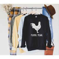 Funny Chicken Sweatshirt, Women's Shirt, Men's Farm Tees Shirt, Lover, Cute Country Girl Southern Farm Life | Etsy (US)