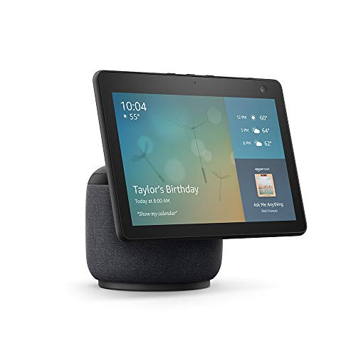 Echo Show 10 (3rd Gen) | HD smart display with premium sound, motion and Alexa | Charcoal | Amazon (US)