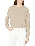 Splendid Women's Reed Long Sleeve Top Sweater, Heather Oatmeal, L | Amazon (US)