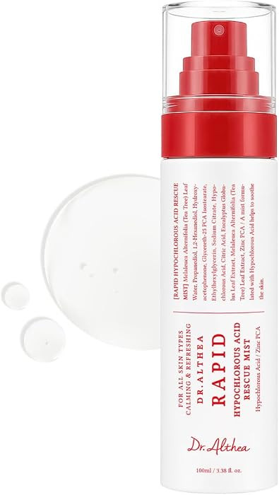 Dr.Althea Rapid Hypochlorous Acid Rescue Mist, Korean Skin Care, 3.38 Fl Oz | Amazon (US)