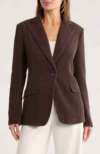 One-Button Corduroy Blazer | Nordstrom Rack