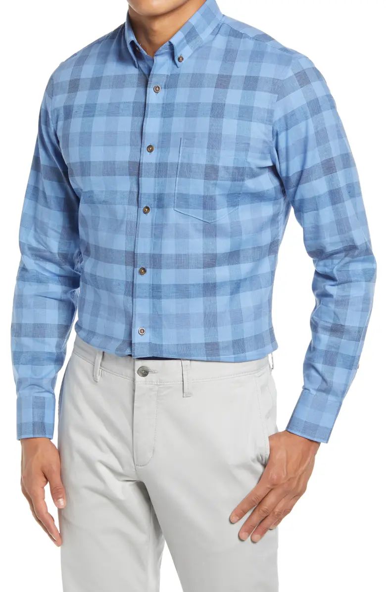 Trim Fit Plaid Button-Down Shirt | Nordstrom