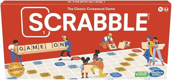 Hasbro Scrabble Board Game, Classic Word Game for Kids Ages 8 and Up, Fun Family Game for 2-4 Pla... | Amazon (CA)