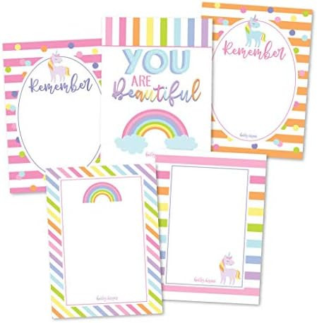 Amazon.com : 25 Unicorn School Lunch Box Notes For Kids, Inspirational Motivational Cards Boys Gi... | Amazon (US)