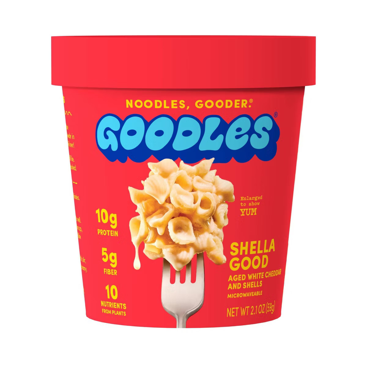 Goodles Shella Good Aged White Cheddar Protein Mac and Cheese Cup - 2.1oz | Target