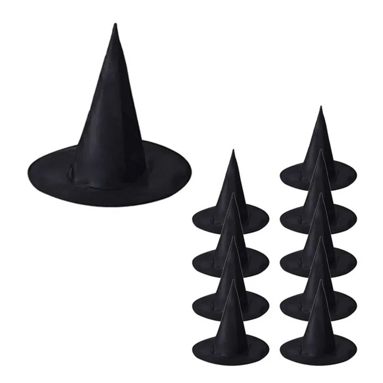 10 Pack Halloween Decorations Witch Hats Black Hanging Witch Hat for Halloween Party | Walmart (US)