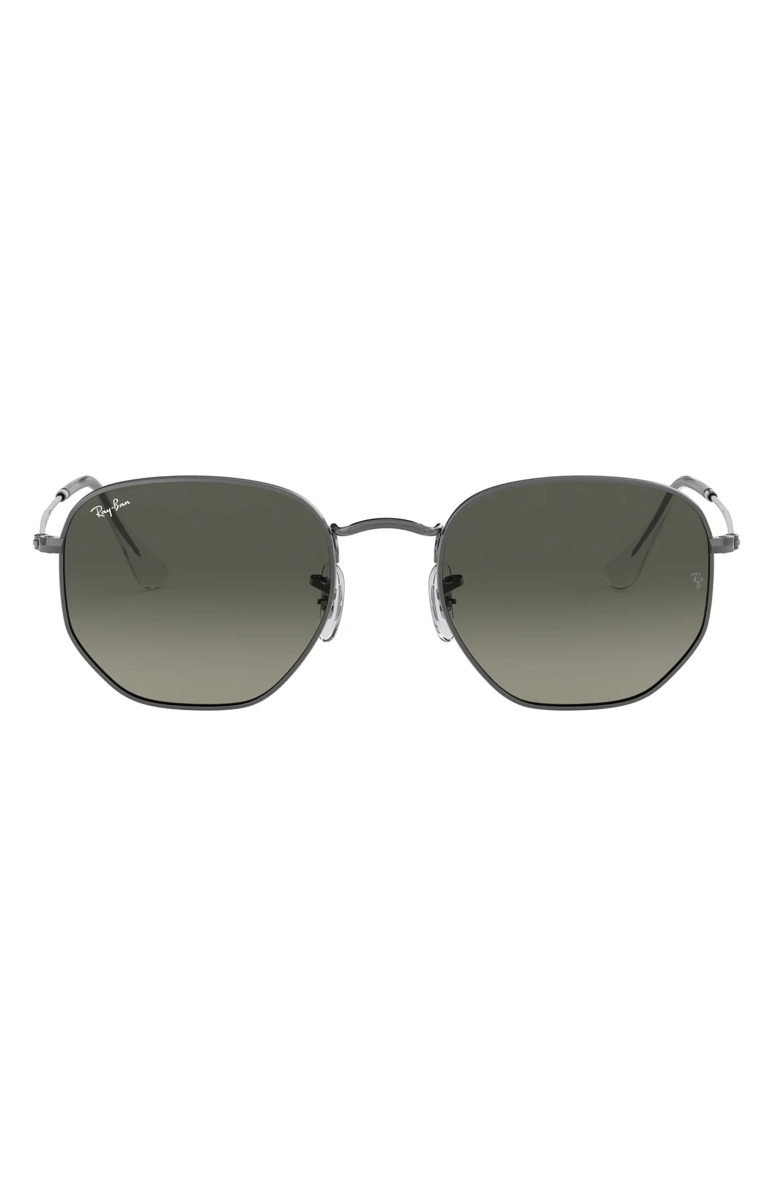54mm Gradient Hexagonal Sunglasses | Nordstrom