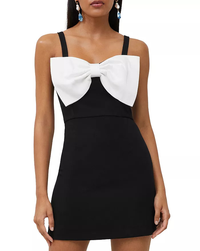 Whisper Bow Mini Dress | Bloomingdale's (US)