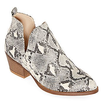 CL by Laundry Womens Cicie Stacked Heel Booties - JCPenney | JCPenney