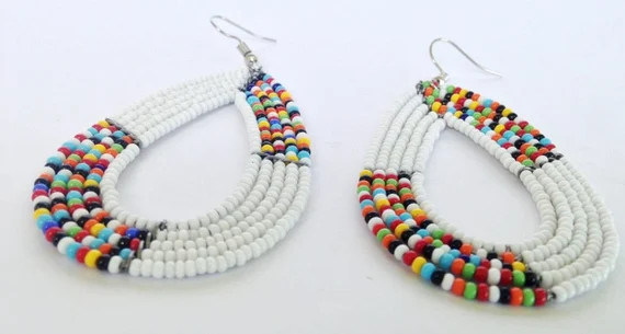 African Kenyan Hand-crafted Ethnic Jewelry Colorful Masai - Etsy | Etsy (US)