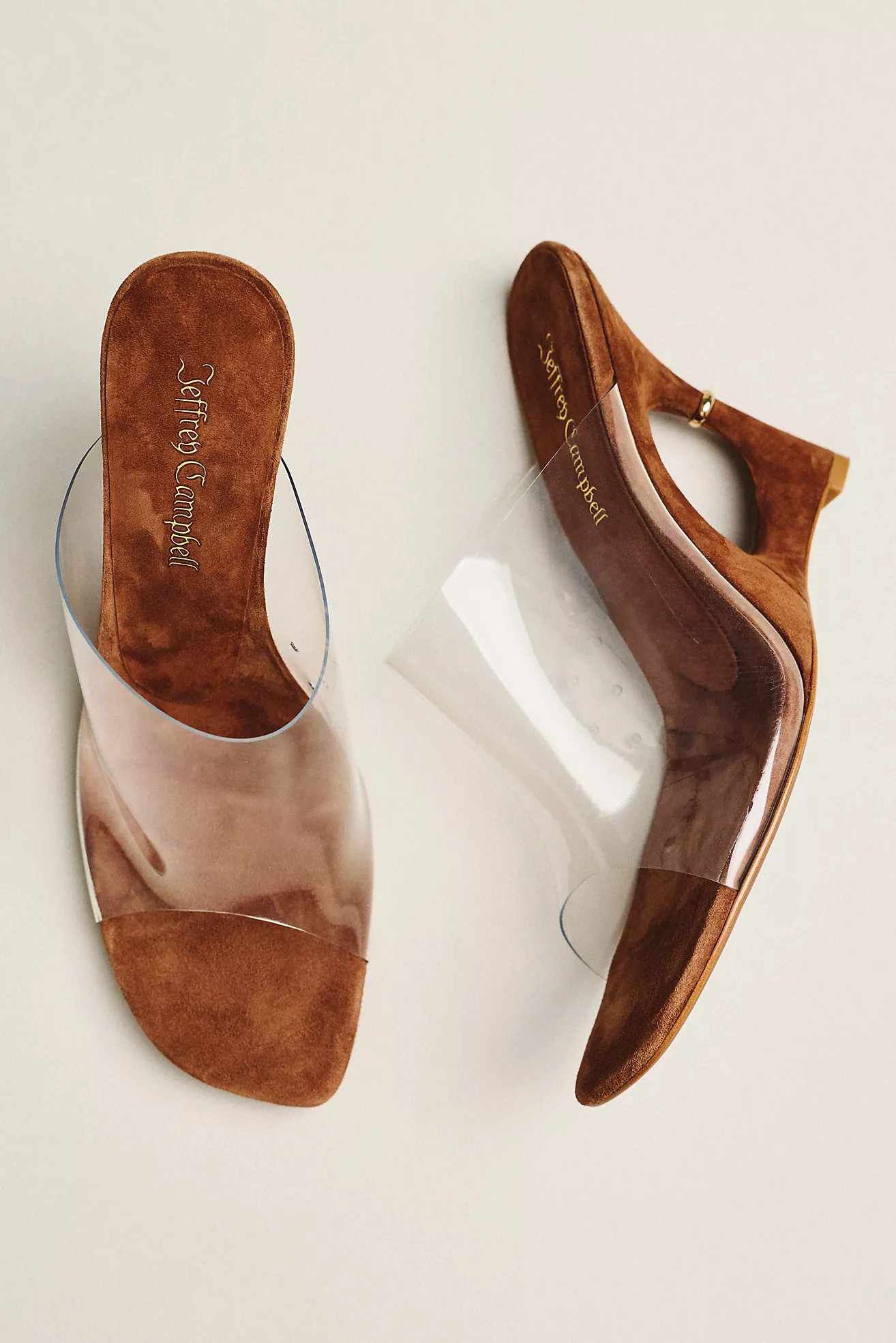 Jeffrey Campbell Booyah Clear Cut-Out Wedge Heels | Anthropologie (US)
