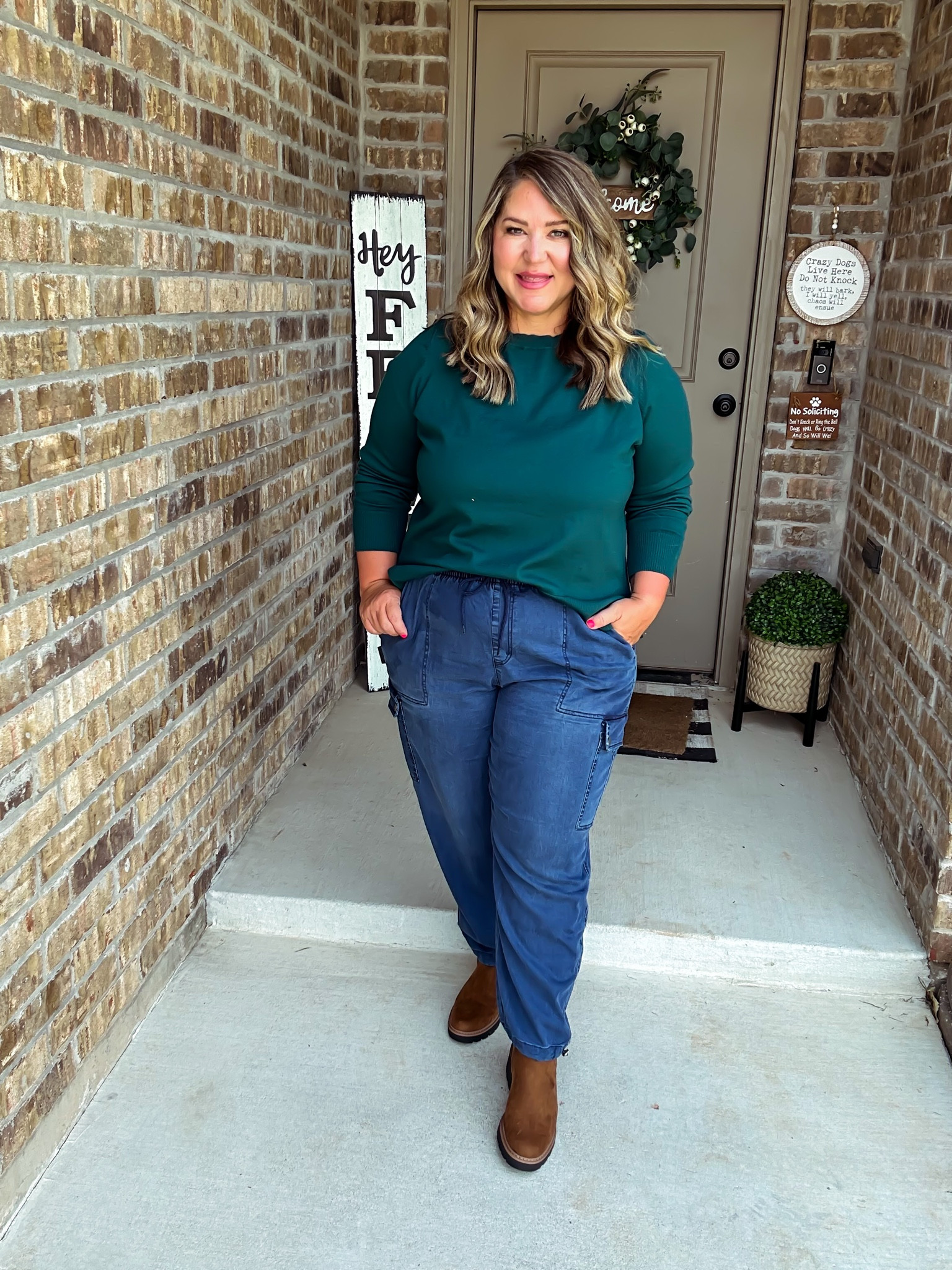 Sweater size xl tts
Cargo’s size xl tts 
Boots tts

#walmartpartner #walmartfashion


#LTKmidsize #LTKover40 #LTKcurves