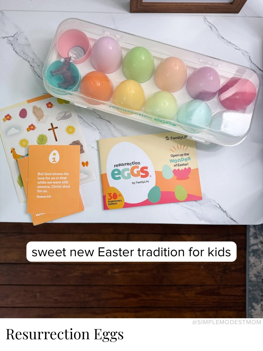 These have been such a meaningful Easter tradition for us already. The kids love opening each egg and discovering the little symbol inside while hearing a part of the Easter story.

#LTKSeasonal #LTKstorytime #LTKKids