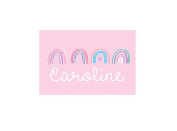 Kids placemat Laminated placemat Rainbow Placemat | Etsy | Etsy (US)