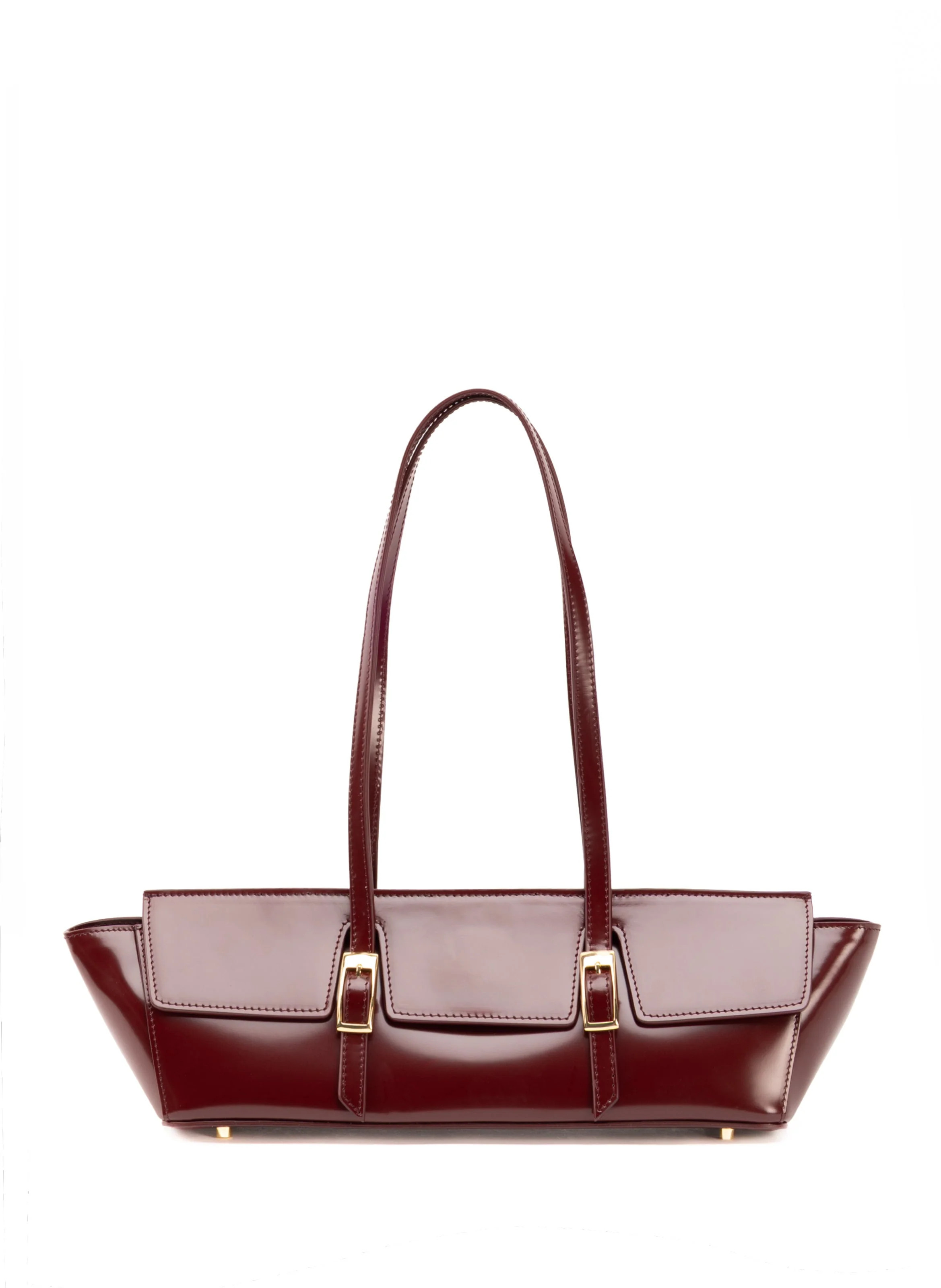 Le Bateau Patent Leather Wine - French Bags for Women - Elleme | Elleme