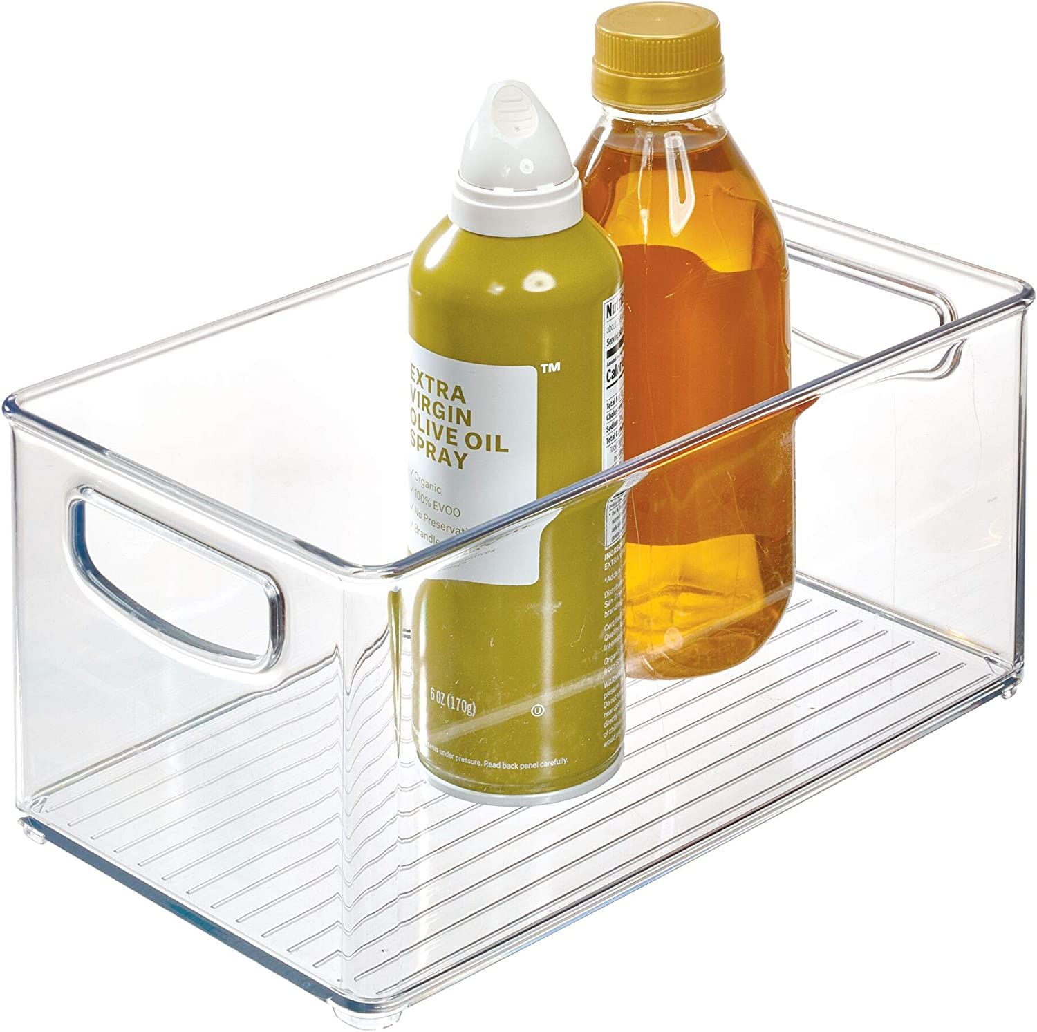 iDesign Plastic Storage Bin with Handles for Kitchen, Fridge, Freezer, Pantry, and Cabinet Organi... | Amazon (US)