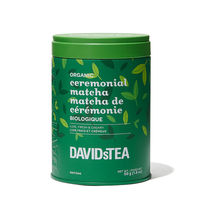 Ceremonial Matcha Tea Printed Tin Organic | DAVIDsTEA