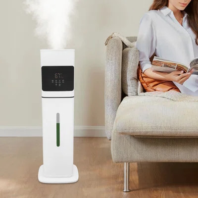 8L Ultrasonic Cool Mist Humidifier With Remote Control And LED Display, Quiet Top Fill Air Humidifier For Bedroom, Office, And Home | Wayfair North America