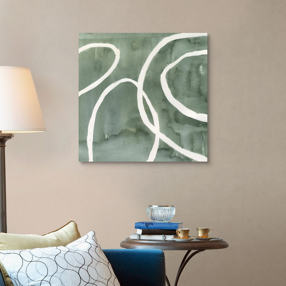 Moss Swirl I | Great Big Canvas - Dynamic