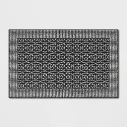 Washable Geometric Border Tufted Rug - Threshold™ | Target