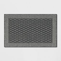 Washable Geometric Border Tufted Rug - Threshold™ | Target