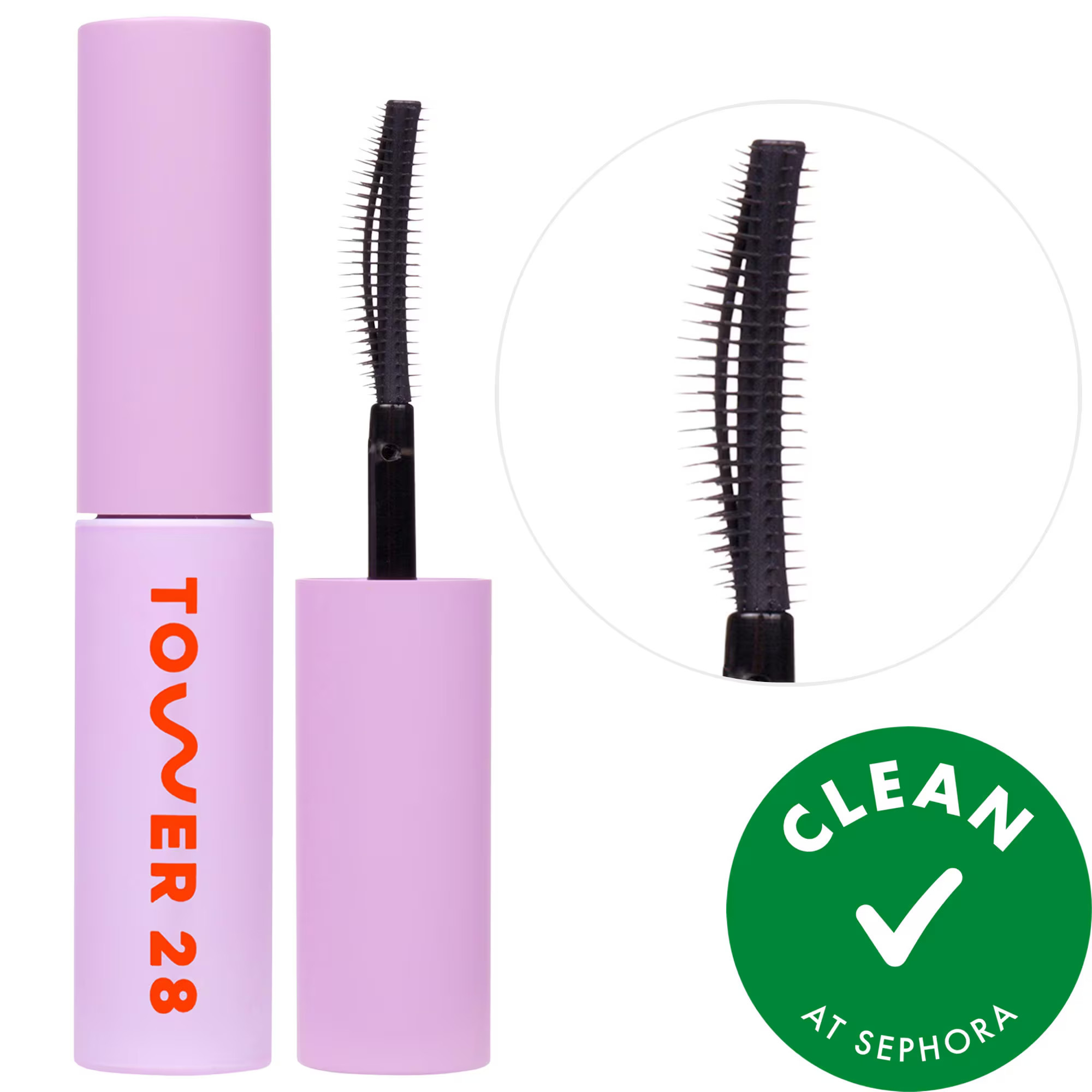 Tower 28 Beauty Mini MakeWaves Lengthening + Volumizing Mascara Jet 0.17 oz | Sephora (US)