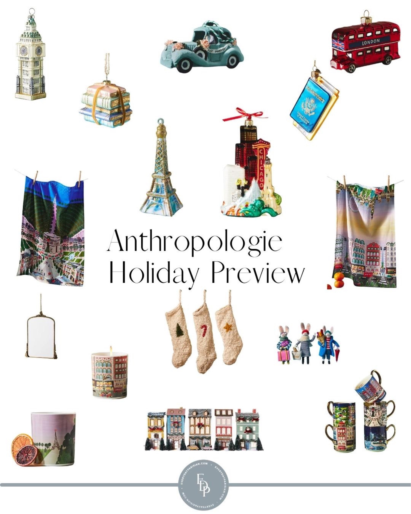 The Anthropologie holiday preview is here and it’s so good! City mugs for Paris and London are here and selling out fast! The ornaments are so cute and festive. Don’t wait to decorate.  🎄 

#LTKGiftGuide #LTKSeasonal
