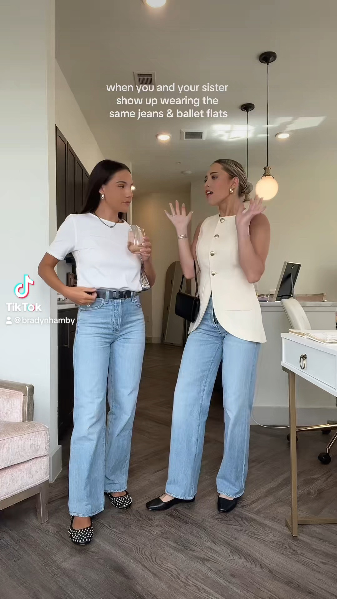 sisters who match!!! Dinner outfits for summer time #jeans #antoniomelanixmgstyle #dinneroutfit 

#LTKStyleTip #LTKVideo
