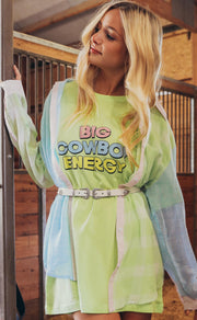 charlie southern: big cowboy energy t shirt | RIFFRAFF