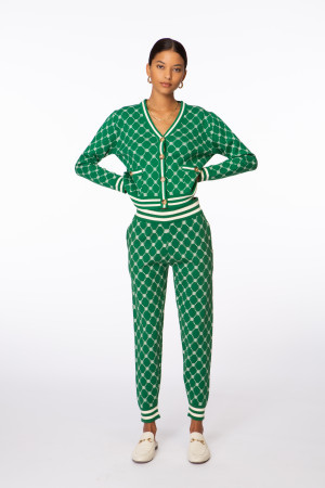 Monogram Jogger - Green | EllandEmm