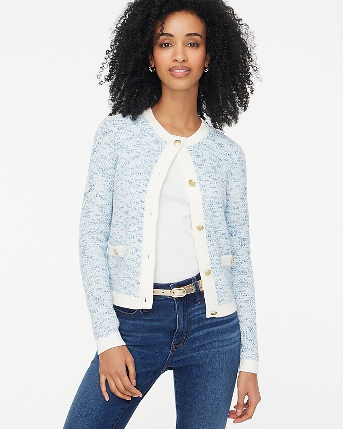 Stitched lady cardigan sweater | J.Crew Factory