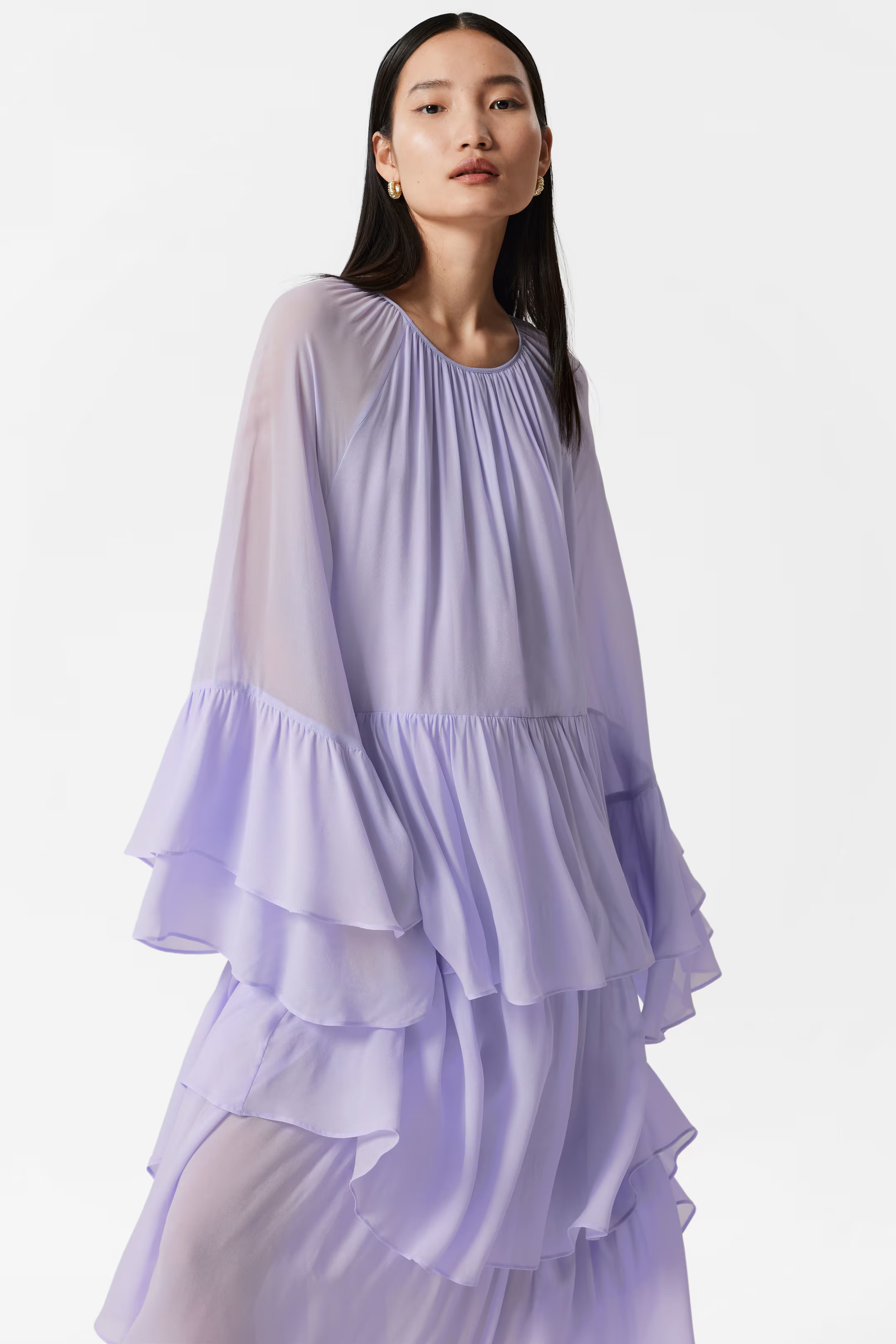 Flounced Maxi Dress | H&M (UK, MY, IN, SG, PH, TW, HK)