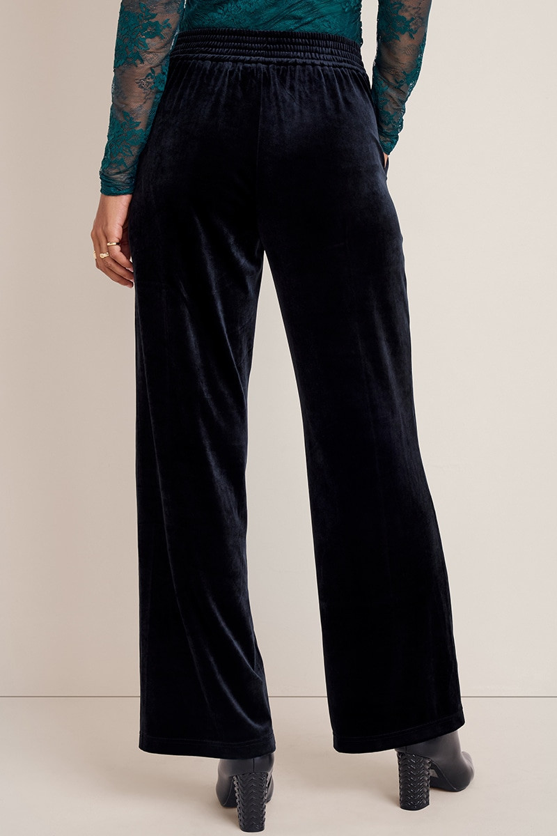 Valerie Velvet Wide Leg Pants | Francesca's