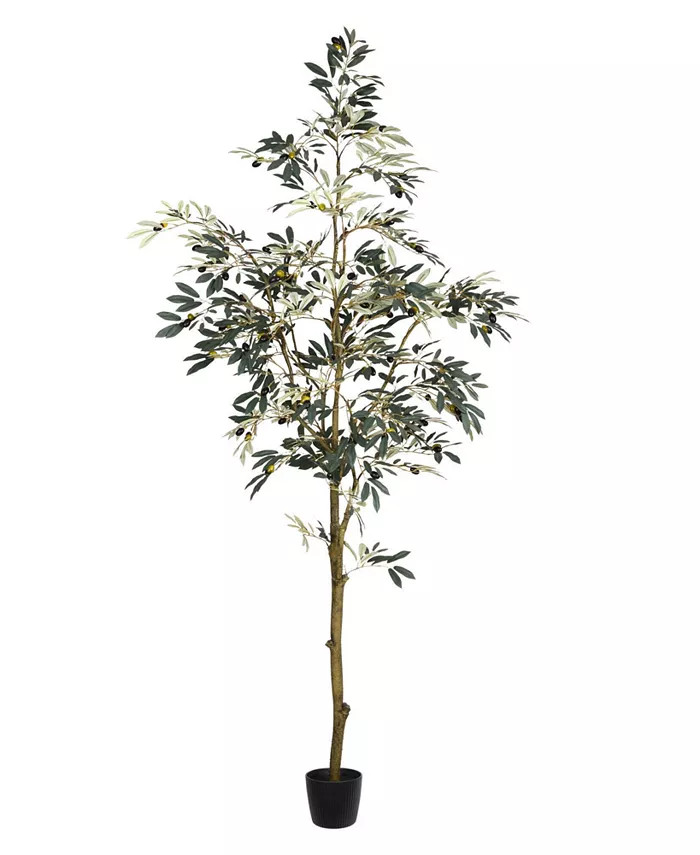 Vickerman Artificial 7' Potted Olive Tree 1175 With Leaves And 98 Berries & Reviews - Artificial ... | Macys (US)
