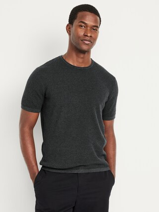 Sweater-Knit T-Shirt | Old Navy (US)