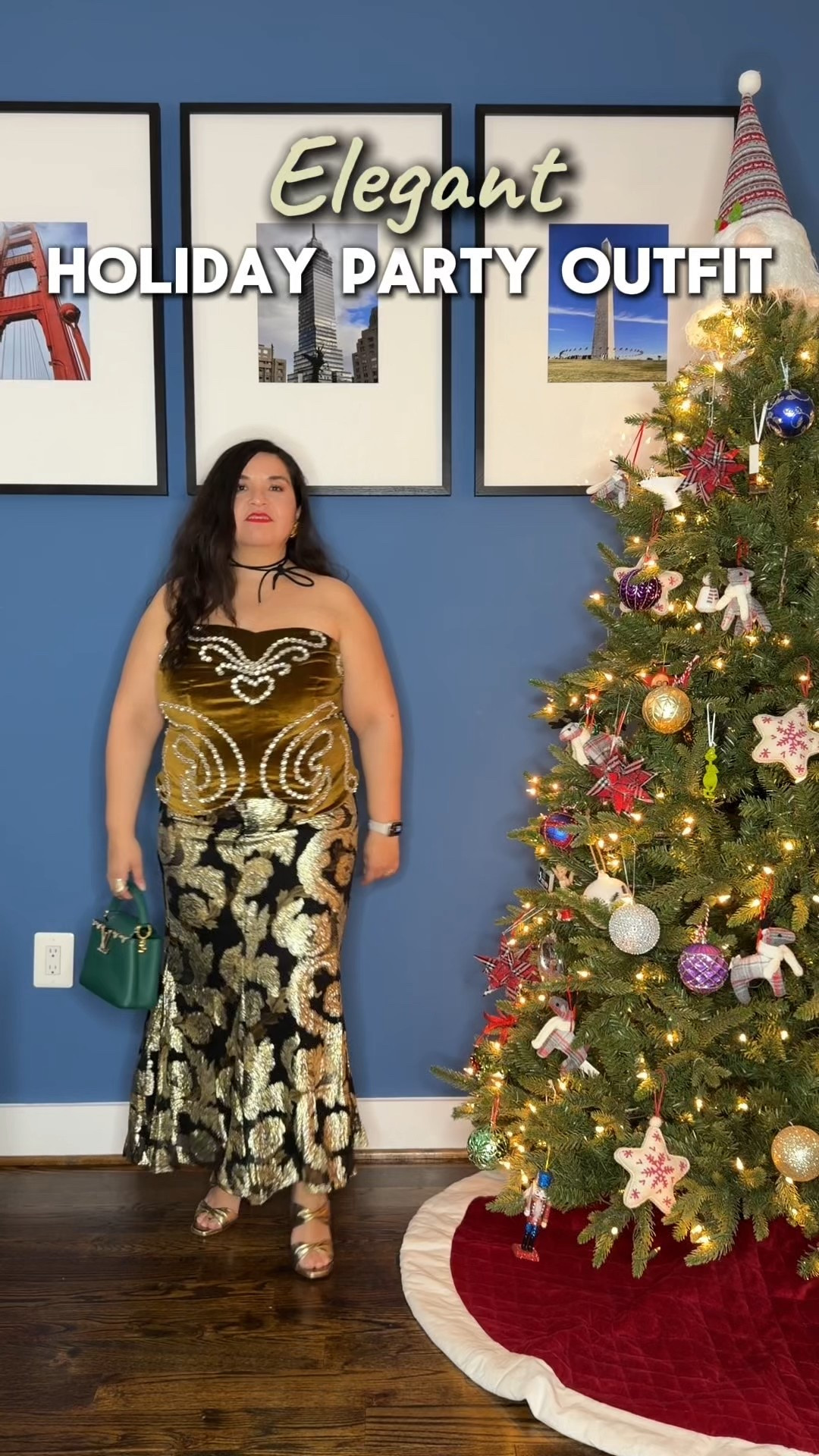 Elegant Holiday Party Outfit ✨
‌
One of my favorite ways to dress for the holidays is choosing separates instead of a dress. It gives you so much more versatility and lets each piece shine on its own.
The gold-detail skirt from Anthropologie is absolutely beautiful, elegant, festive, and such a standout piece. I paired it with the Anthropologie velvet corset to keep the look polished and elevated for a holiday party.
Honest note: the corset is quite heavy, which can slightly affect the structure, so it’s something to keep in mind when choosing your size and styling it. That said, the skirt is a true winner and works beautifully for the festive season.
This is the kind of look you can rewear in different ways all season long, just swap the top, add layers, and it transforms completely.

#LTKHoliday #LTKgrwm #LTKootd