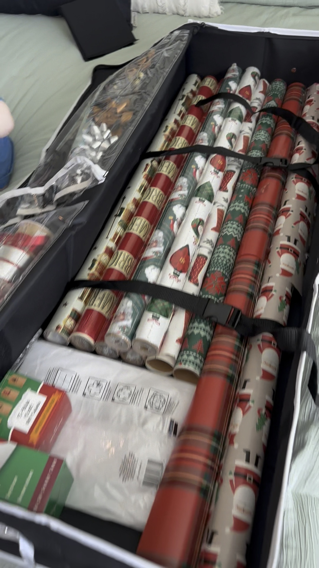 This Amazon Christmas gift wrapping organizer is awesome!! Linking it plus the wrapping paper, bows, etc  

#LTKSeasonal #LTKHome #LTKHoliday