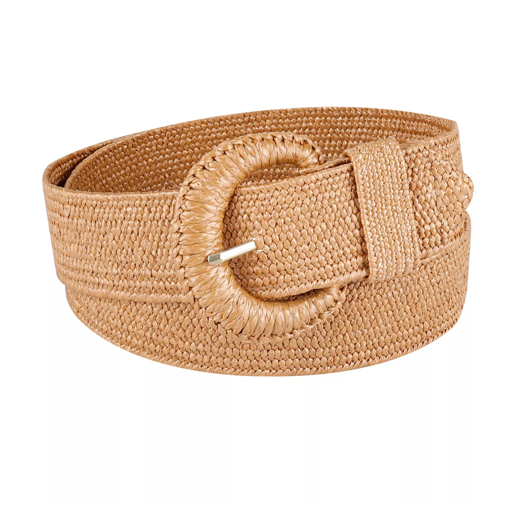 Women's LC Lauren Conrad Straw With Wrapped Buckle Belt | Kohl's