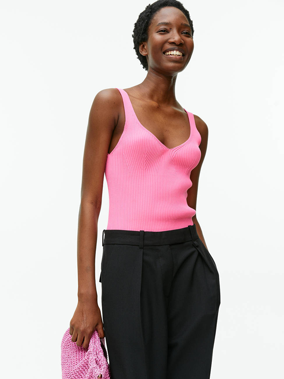 Rib-Knit Tank Top | ARKET (US&UK)