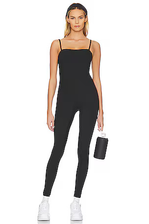 FlowWell Fleur Jumpsuit in Black | Revolve Clothing (Global)