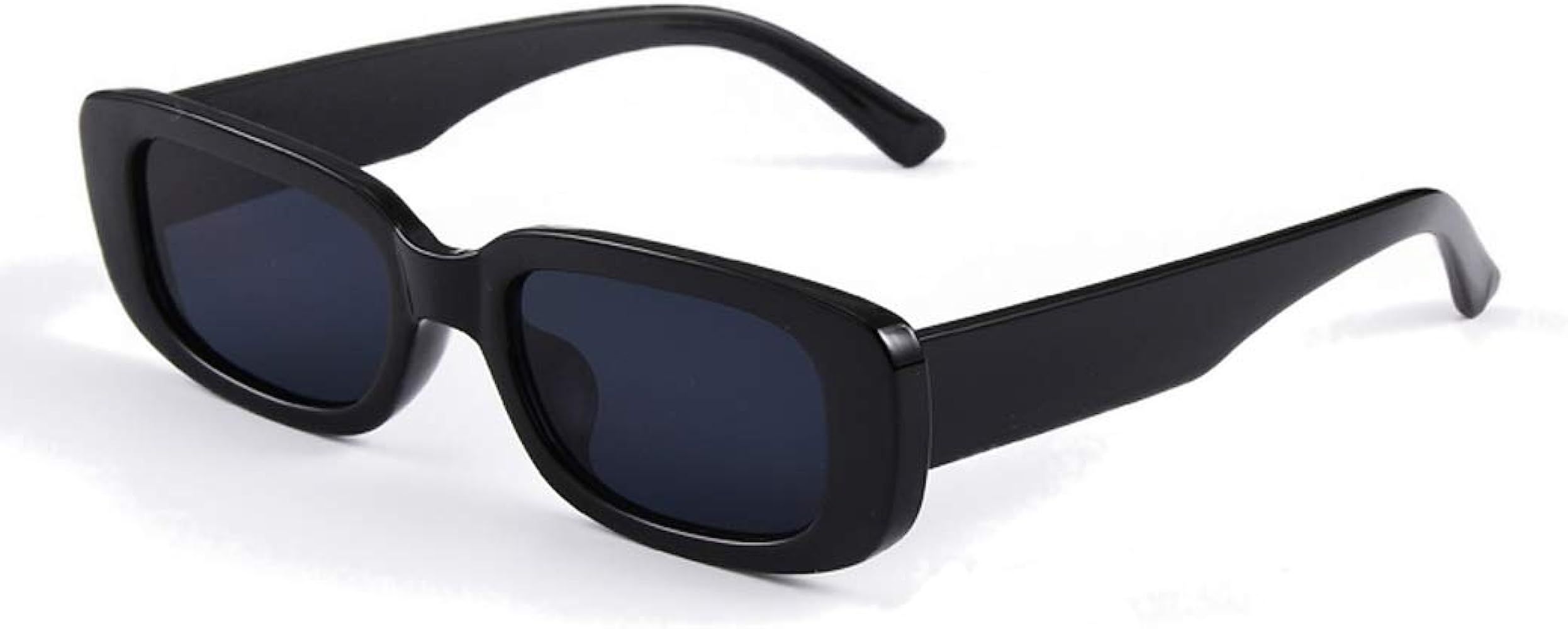 Small Rectangle Sunglasses Women UV 400 Retro Square Driving Glasses | Amazon (US)