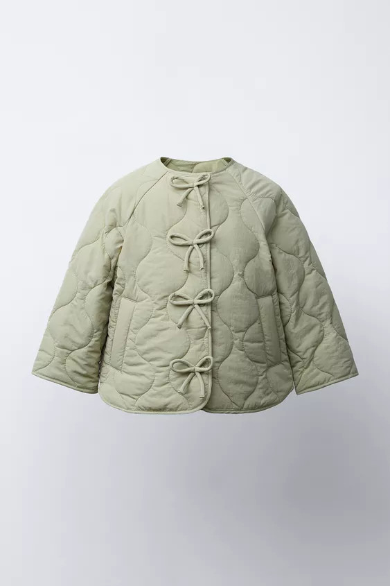 BOW PADDED JACKET | Zara US