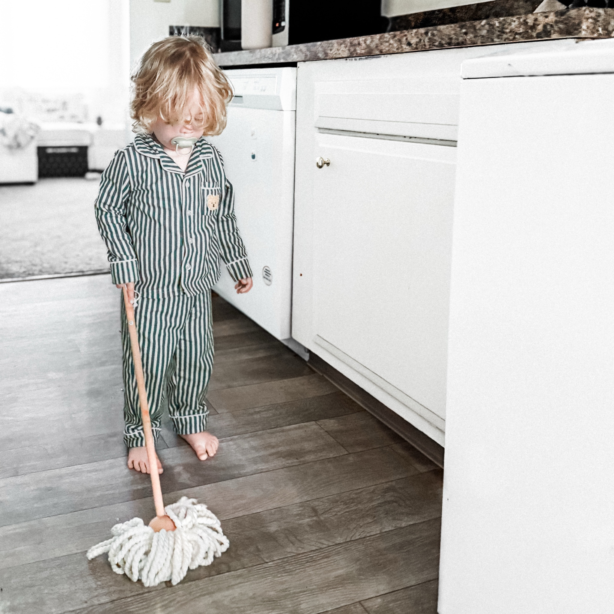 the cutest lil helper 🪣🫧 letting toddlers help with cleaning might seem small, but it’s BIG in Montessori parenting! 

it’s all about building independence, responsibility, and making them feel like an important part of the family.

when little ones pitch in—like picking up toys or wiping surfaces—they’re learning to care for their space, gaining fine motor skills, and feeling so proud of their contributions 👏🏼🧹

plus, they start to understand that every item has its place, making it easier to maintain a tidy home ✨🧺
#montessori #montessoriathome #toddlercleaning #kidscleaningsupplies 


#LTKKids #LTKHome #LTKSaleAlert