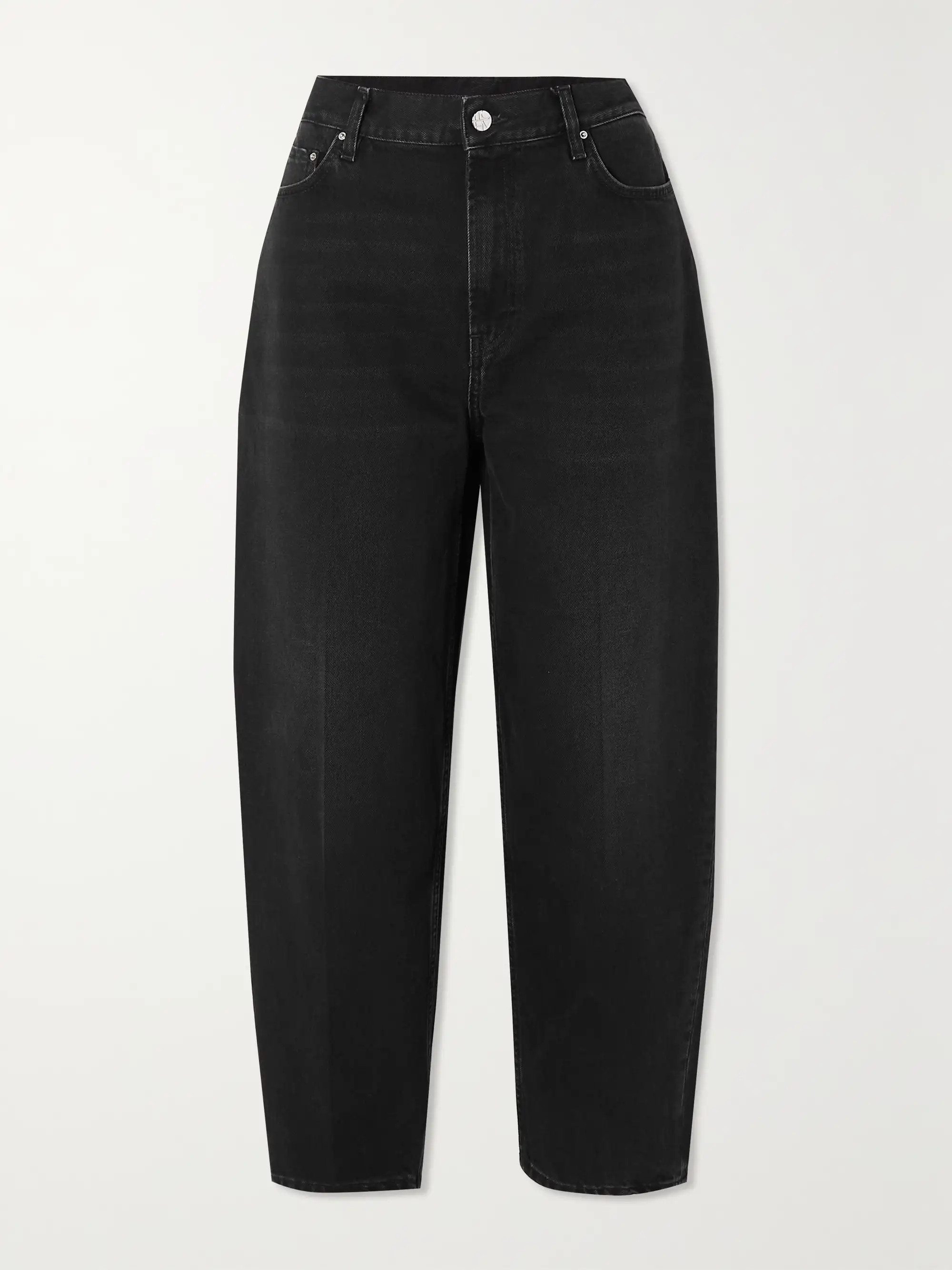 High-rise wide-leg organic jeans | NET-A-PORTER (US)