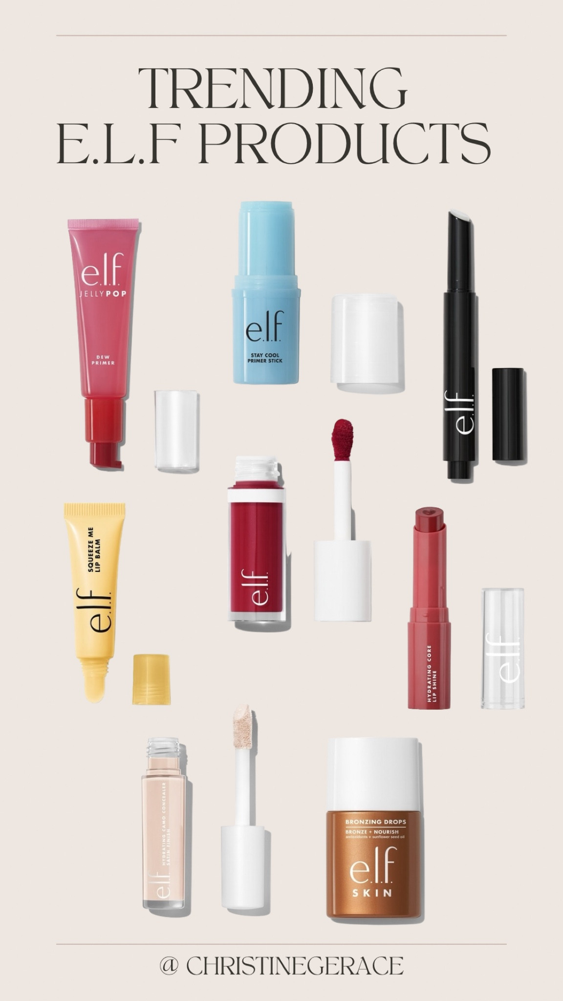 Trending E.L.F products 💄


#LTKxelfCosmetics #LTKBeauty #LTKSaleAlert