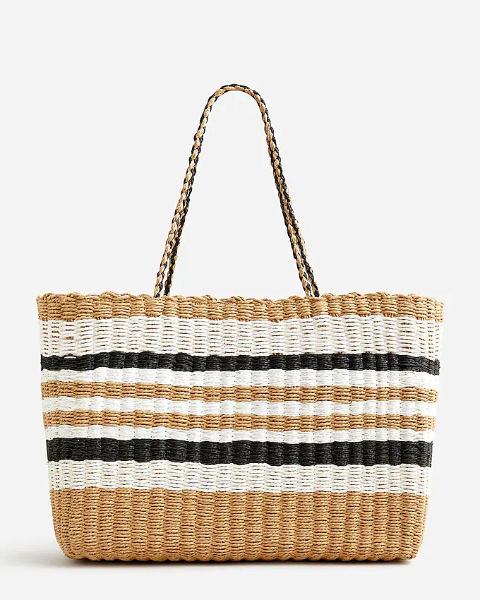 Marseille tote in straw | J. Crew US