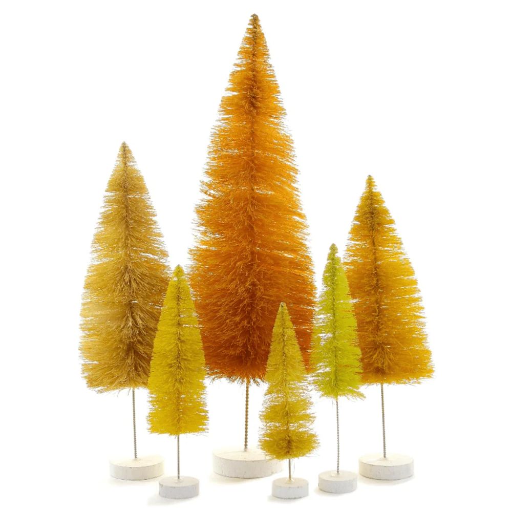 Bottle Brush Trees - Yellow Hues | Shop Sweet Lulu