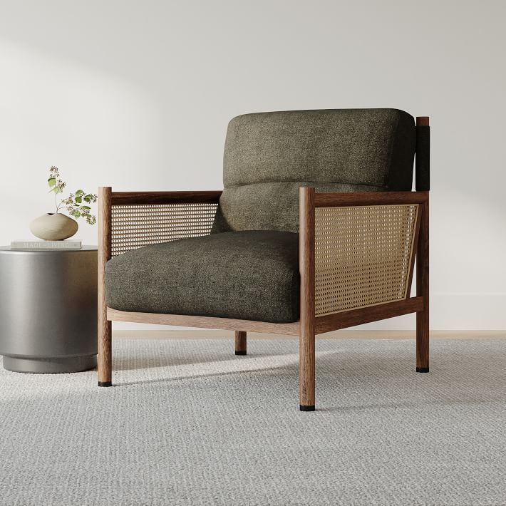 Cane Arms Chair | West Elm (US)